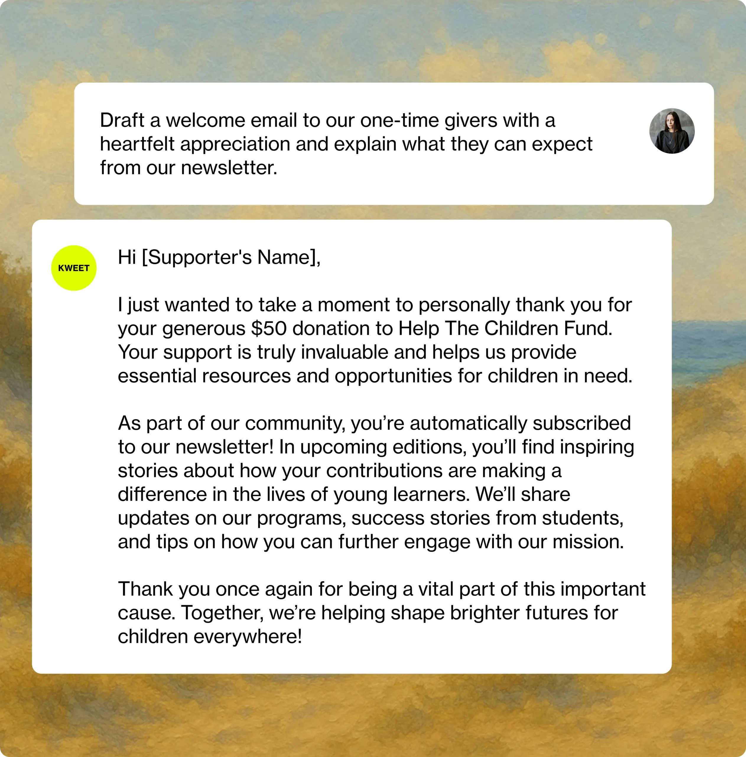 AI for nonprofit fundraising