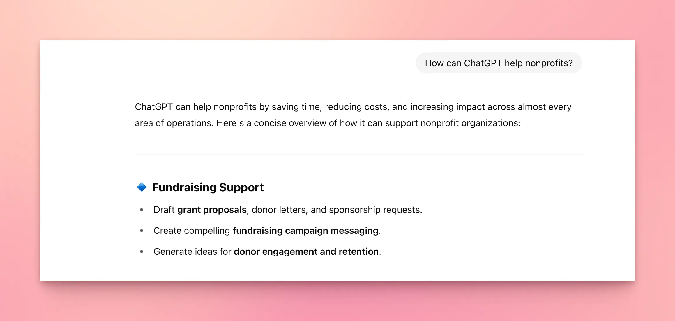 ChatGPT for Nonprofits: Pricing, Discounts, and Use Cases (2025)